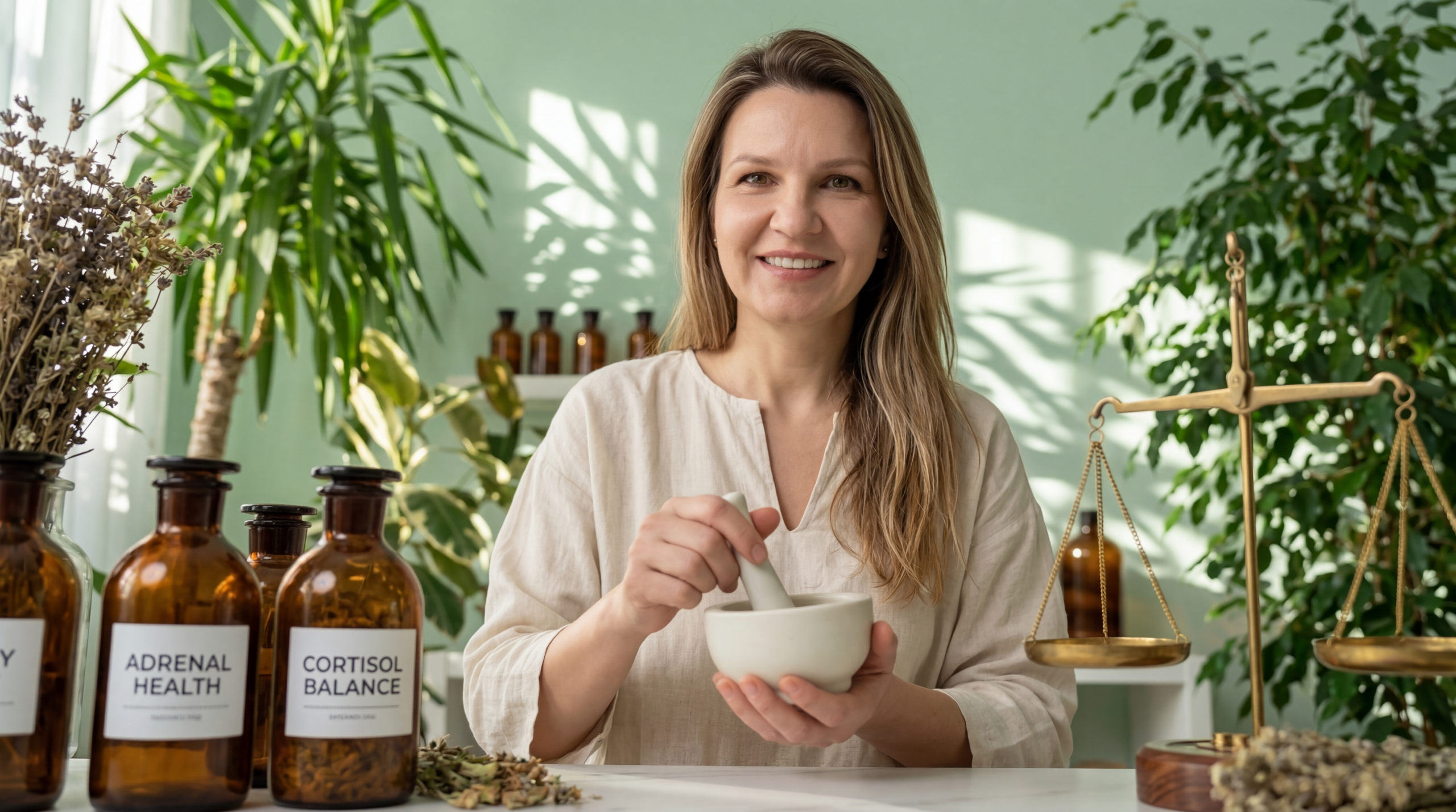 Illustration of hormonal balance and female wellness